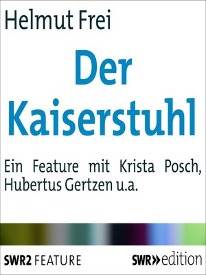 cover image of Der Kaiserstuhl